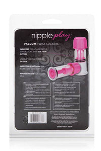 Thumbnail for Cal Exotics - Nipple Play - Vacuum Twist Suckers - Pink - Stag Shop