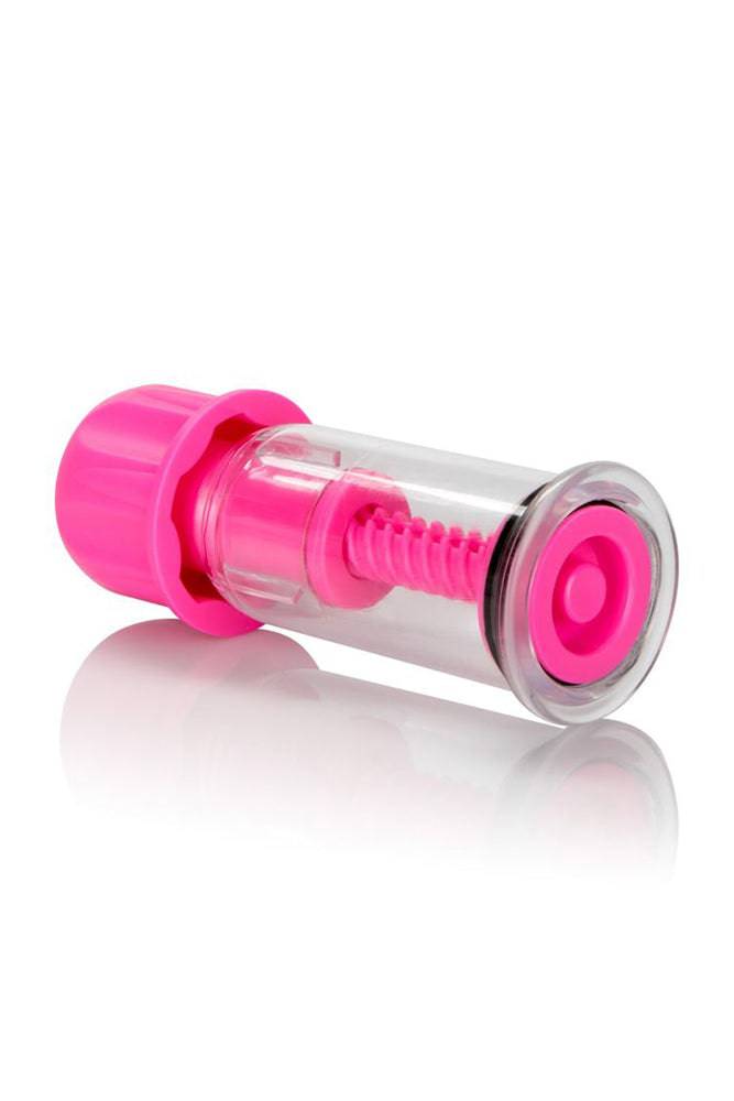 Cal Exotics - Nipple Play - Vacuum Twist Suckers - Pink - Stag Shop