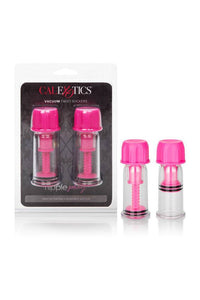 Thumbnail for Cal Exotics - Nipple Play - Vacuum Twist Suckers - Pink - Stag Shop