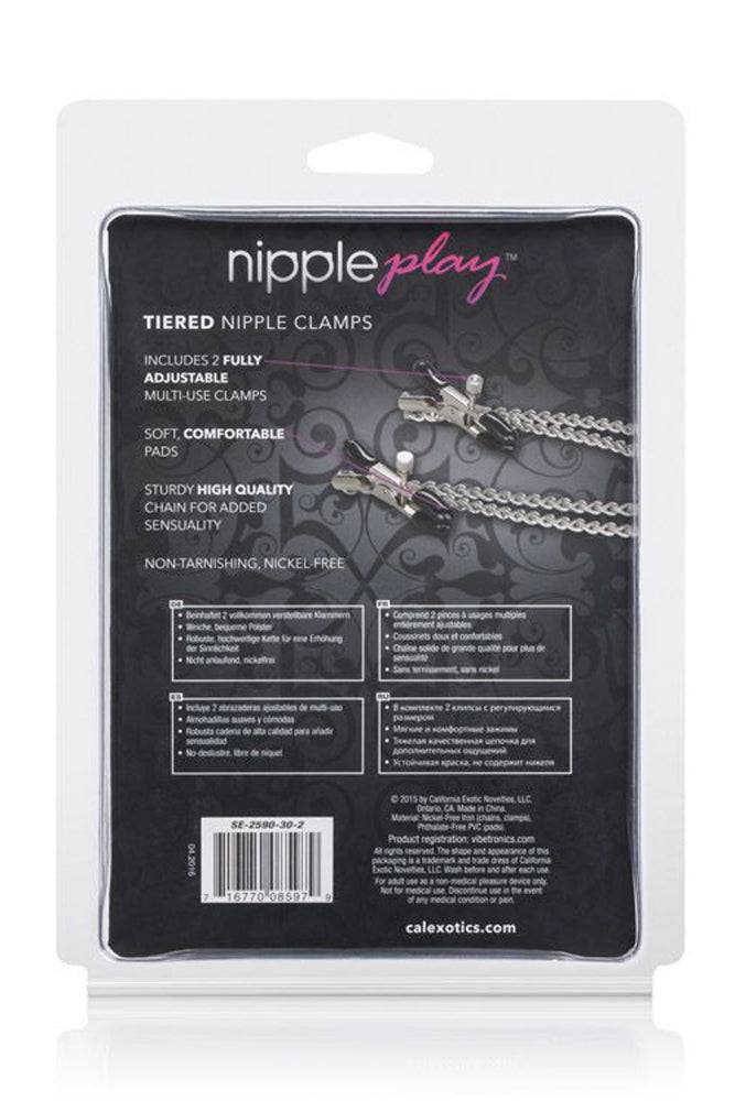 Cal Exotics - Nipple Play - Tiered Nipple Clamps - Stag Shop
