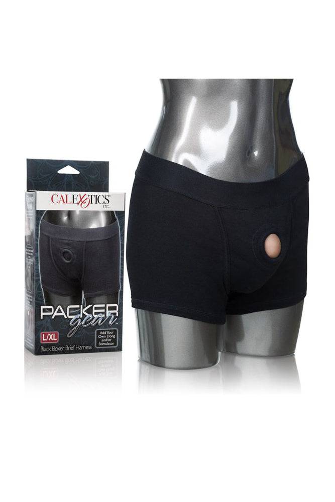 Cal Exotics - Packer Gear - Boxer Brief Packer Harness - Black - Stag Shop
