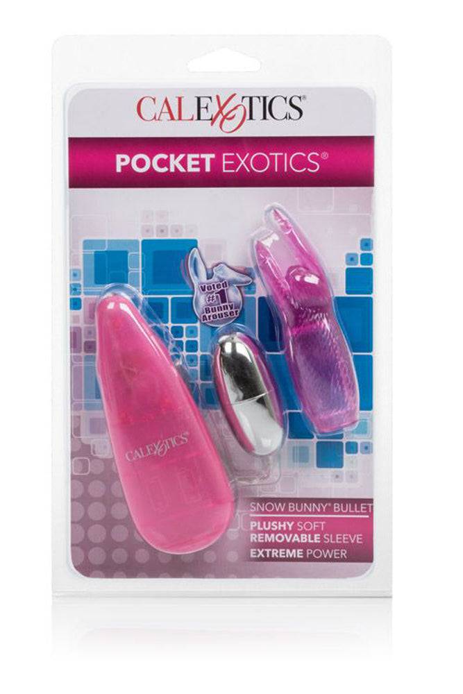 Cal Exotics - Pocket Exotics - Snow Bunny Bullet Vibrator - Pink - Stag Shop