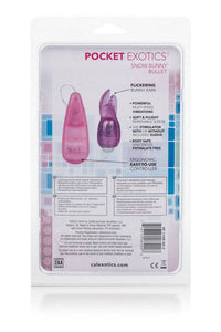 Thumbnail for Cal Exotics - Pocket Exotics - Snow Bunny Bullet Vibrator - Pink - Stag Shop