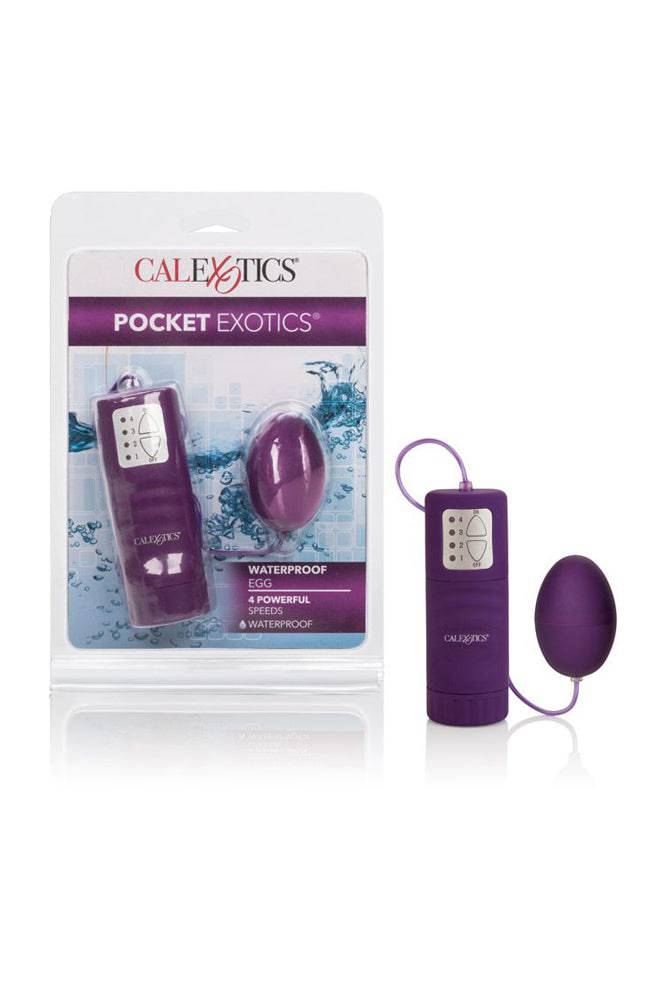 Cal Exotics - Pocket Exotics - Waterproof Egg Vibrator - Purple - Stag Shop