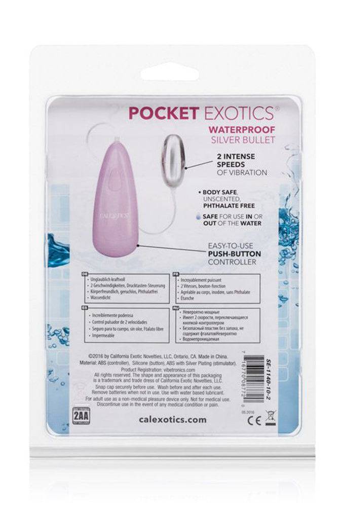 Cal Exotics - Pocket Exotics - Waterproof Silver Bullet Vibrator - Stag Shop