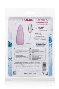 Thumbnail for Cal Exotics - Pocket Exotics - Waterproof Silver Bullet Vibrator - Stag Shop