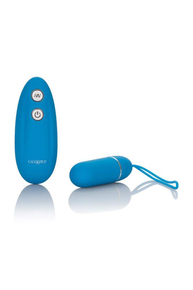 Cal Exotics - 7 Function Lover's Remote Bullet Vibrator - Blue - Stag Shop