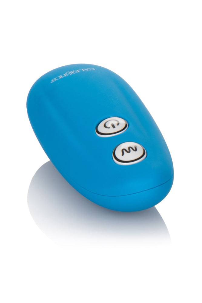 Cal Exotics - 7 Function Lover's Remote Bullet Vibrator - Blue - Stag Shop