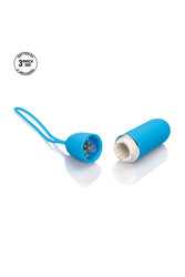 Cal Exotics - 7 Function Lover's Remote Bullet Vibrator - Blue - Stag Shop