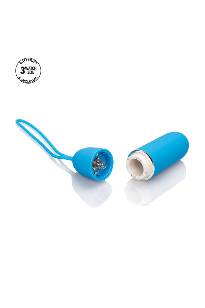 Cal Exotics - 7 Function Lover's Remote Bullet Vibrator - Blue - Stag Shop