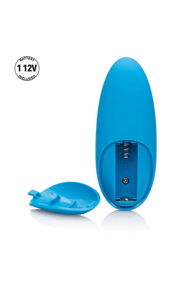 Cal Exotics - 7 Function Lover's Remote Bullet Vibrator - Blue - Stag Shop