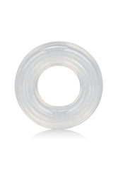 Cal Exotics - Premium Silicone Large Cock Ring - Clear - Stag Shop