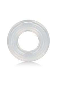 Thumbnail for Cal Exotics - Premium Silicone Large Cock Ring - Clear - Stag Shop
