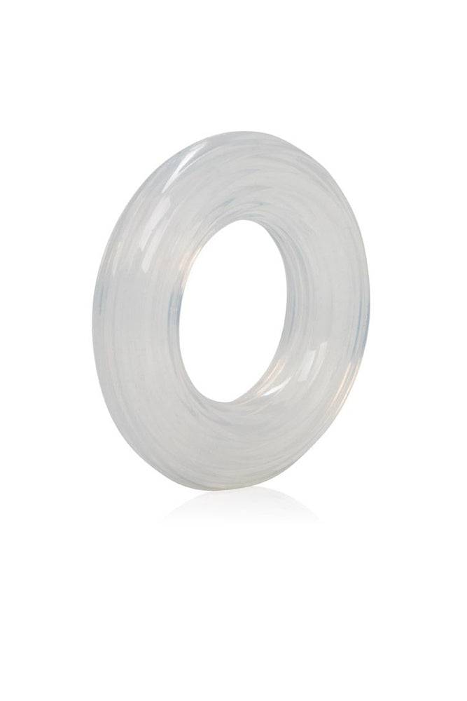 Cal Exotics - Premium Silicone X-Large Cock Ring - Clear - Stag Shop