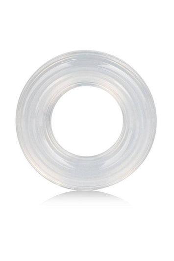 Cal Exotics - Premium Silicone X-Large Cock Ring - Clear - Stag Shop