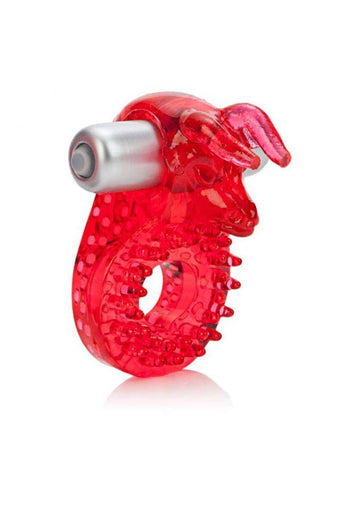 Cal Exotics - Couples Enhancer - Raging Bull Vibrating Cock Ring - Red - Stag Shop