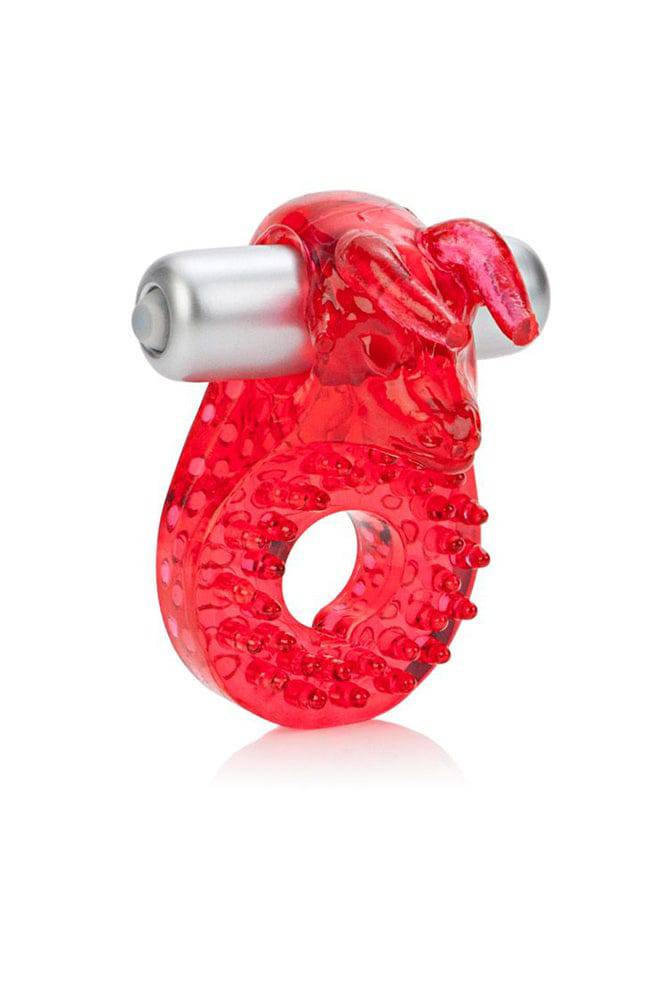 Cal Exotics - Couples Enhancer - Raging Bull Vibrating Cock Ring - Red - Stag Shop