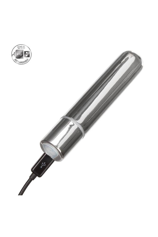 Cal Exotics - Rechargeable Bullet Vibrator - Silver - Stag Shop