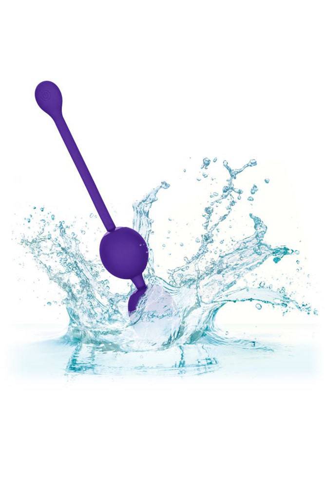 Cal Exotics - Rechargeable Dual Kegel Balls - Purple - Stag Shop