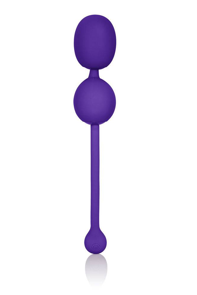 Cal Exotics - Rechargeable Dual Kegel Balls - Purple - Stag Shop