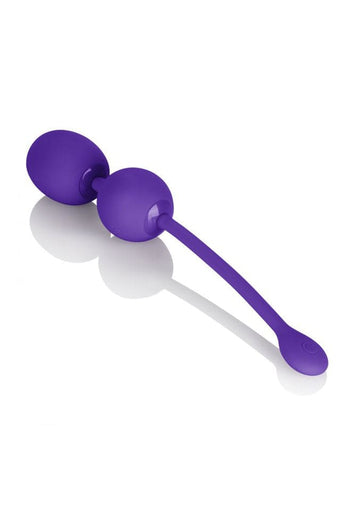 Cal Exotics - Rechargeable Dual Kegel Balls - Purple - Stag Shop