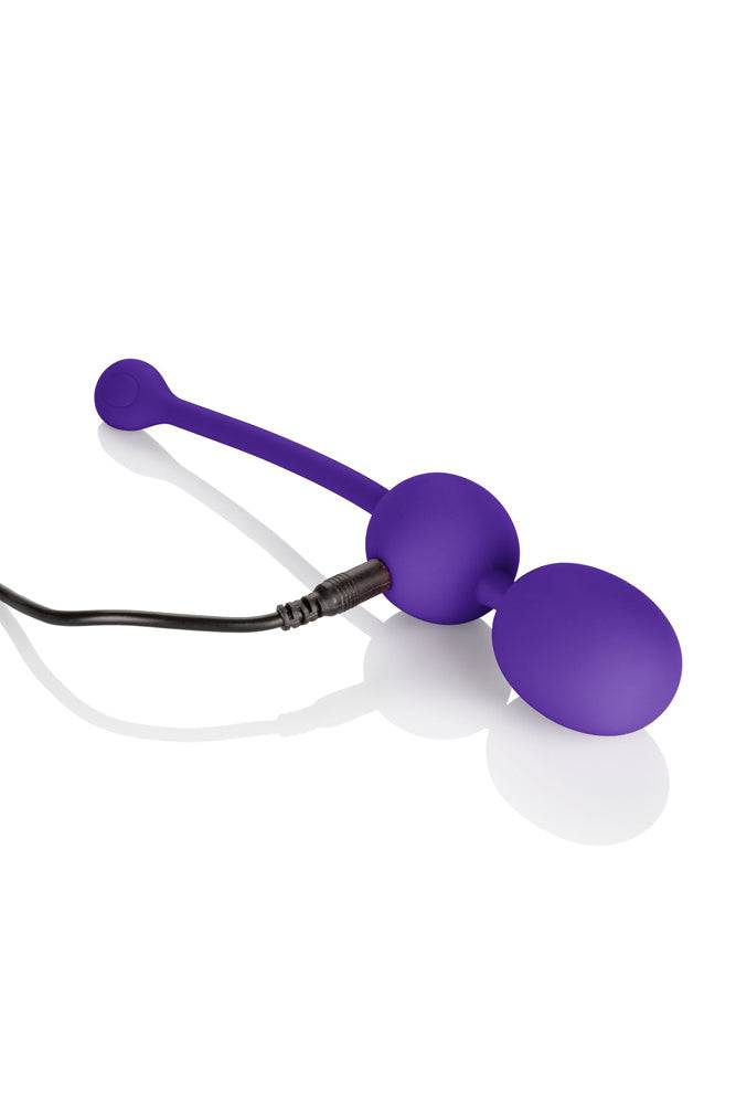 Cal Exotics - Rechargeable Dual Kegel Balls - Purple - Stag Shop