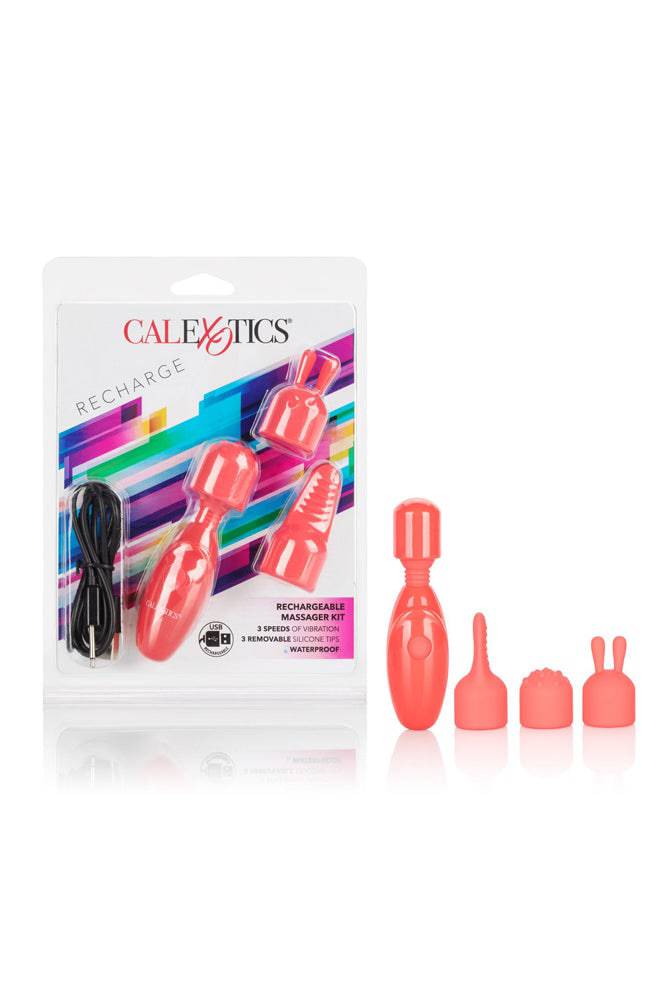 Cal Exotics - Rechargeable Massager Kit - Coral - Stag Shop