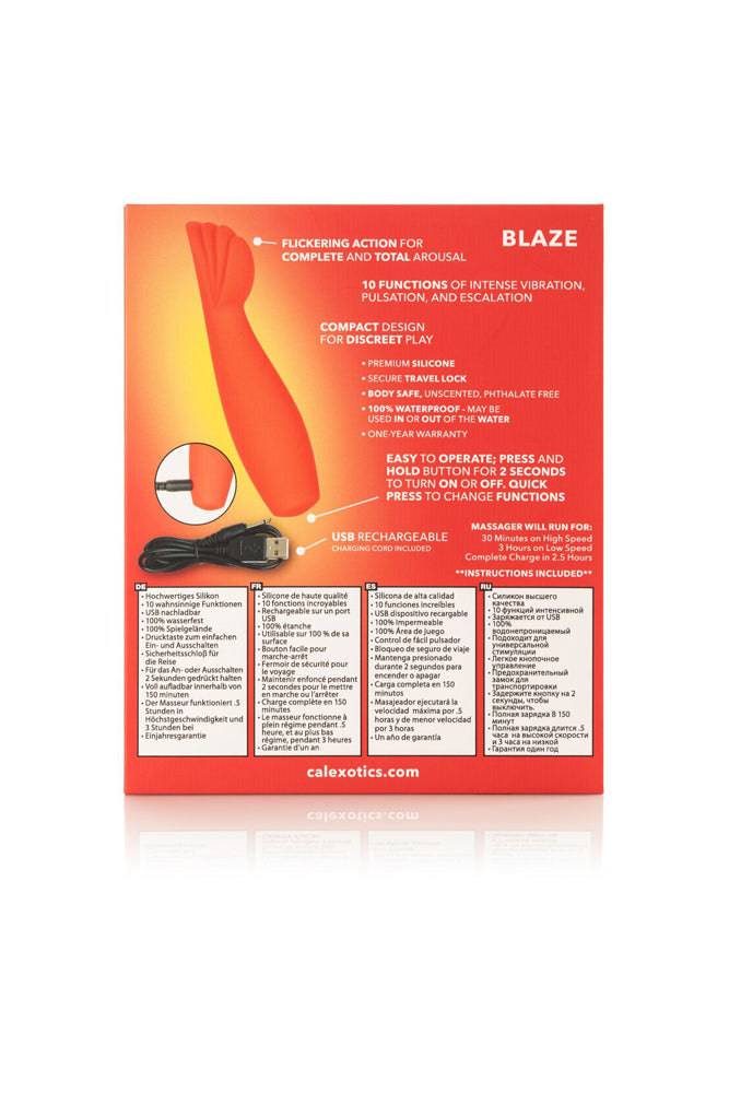 Cal Exotics - Red Hot - Blaze Vibrator - Red - Stag Shop