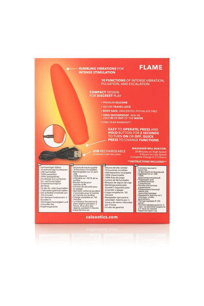 Cal Exotics - Red Hot - Flame Vibrator - Red - Stag Shop