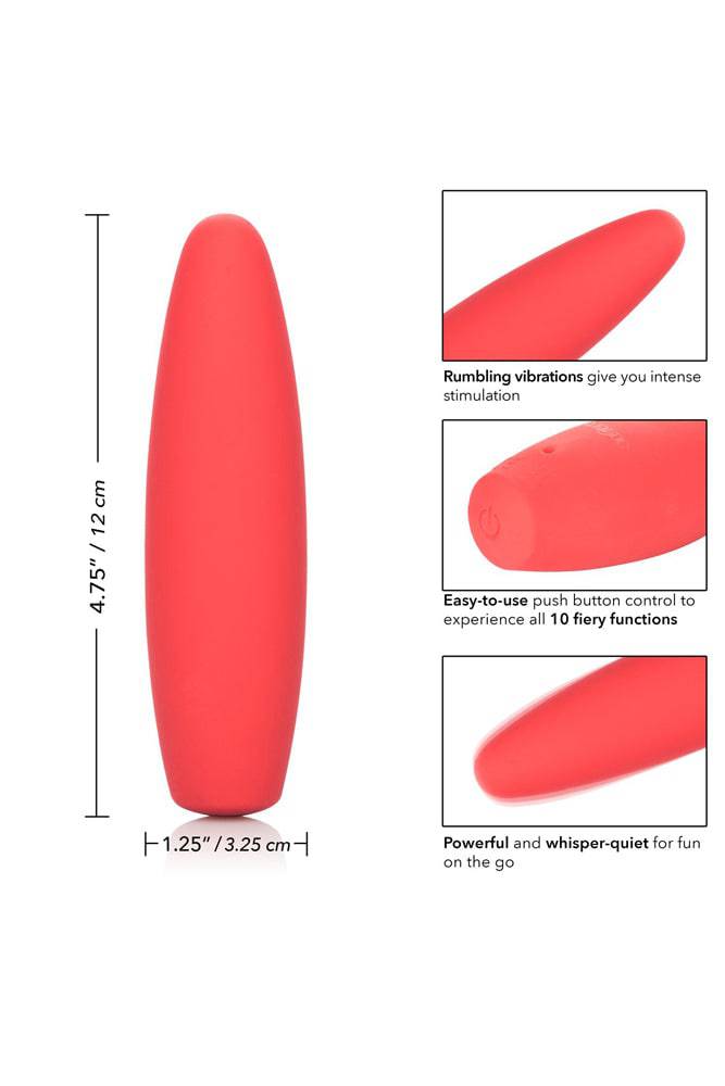 Cal Exotics - Red Hot - Flame Vibrator - Red - Stag Shop