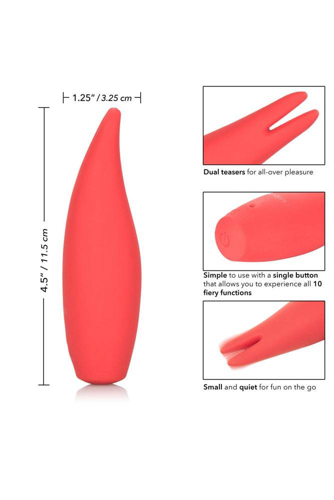 Cal Exotics - Red Hot - Flare Vibrator - Red - Stag Shop