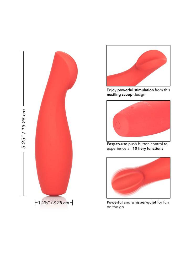 Cal Exotics - Red Hot - Ignite Vibrator - Red - Stag Shop