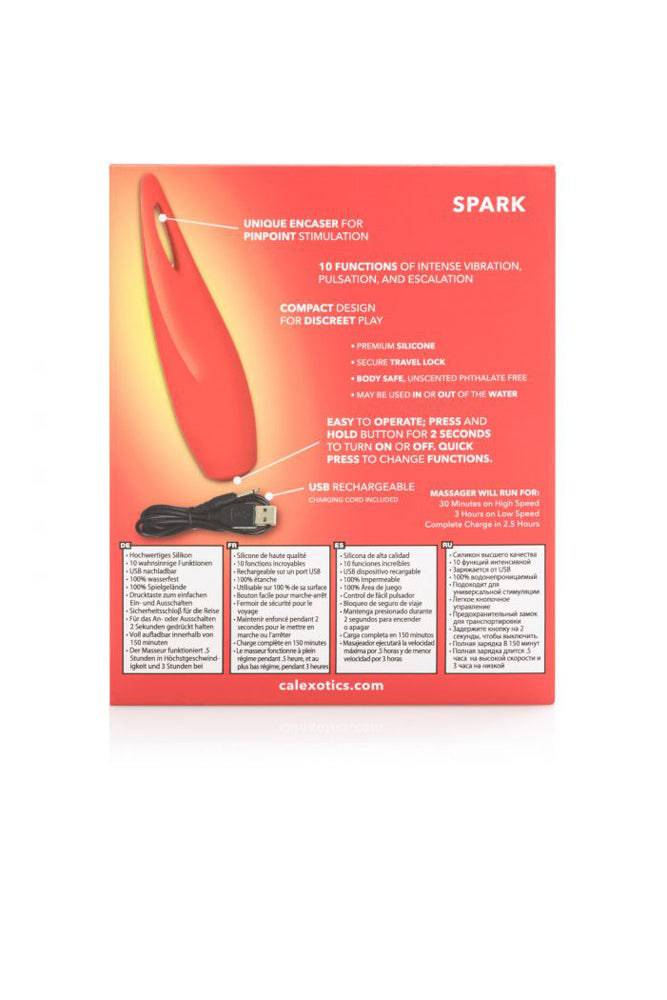 Cal Exotics - Red Hot - Spark Vibrator - Red - Stag Shop