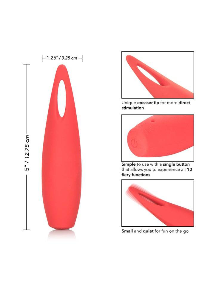 Cal Exotics - Red Hot - Spark Vibrator - Red - Stag Shop
