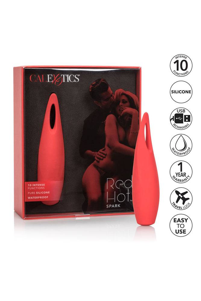 Cal Exotics - Red Hot - Spark Vibrator - Red - Stag Shop