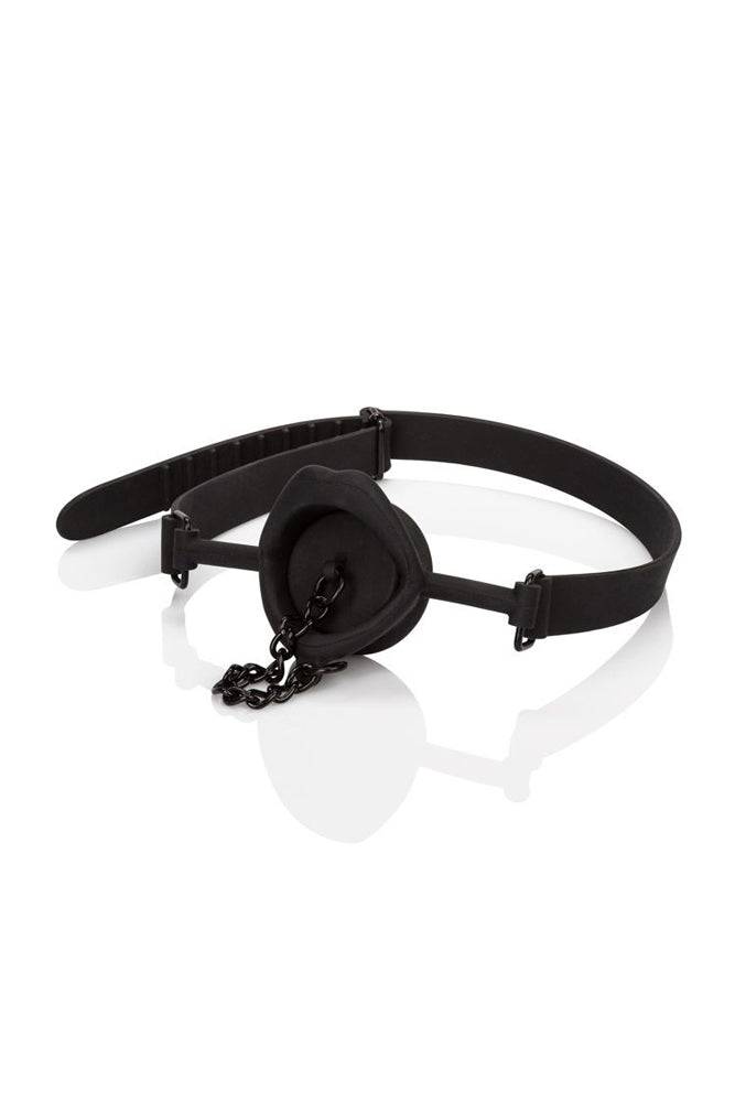 Cal Exotics - Scandal - Silicone Stopper Gag - Black - Stag Shop