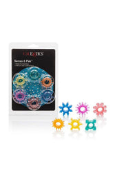 Cal Exotics - Senso 6-pack Textured Cock Rings - Stag Shop