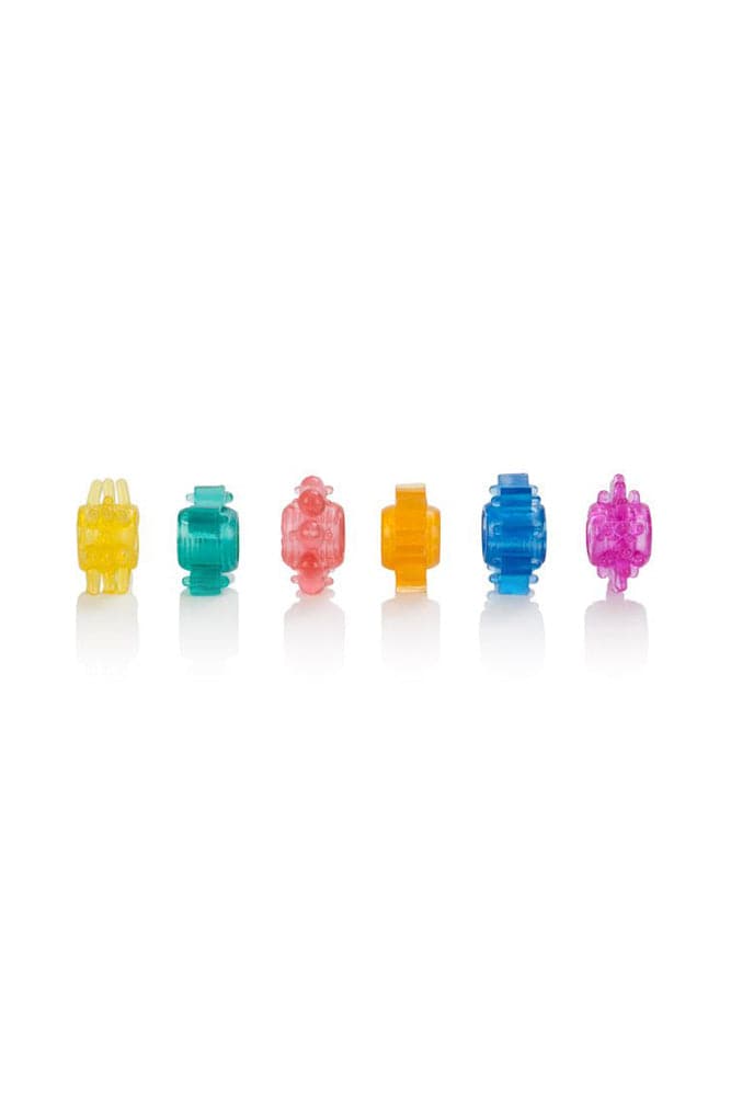 Cal Exotics - Senso 6-pack Textured Cock Rings - Stag Shop