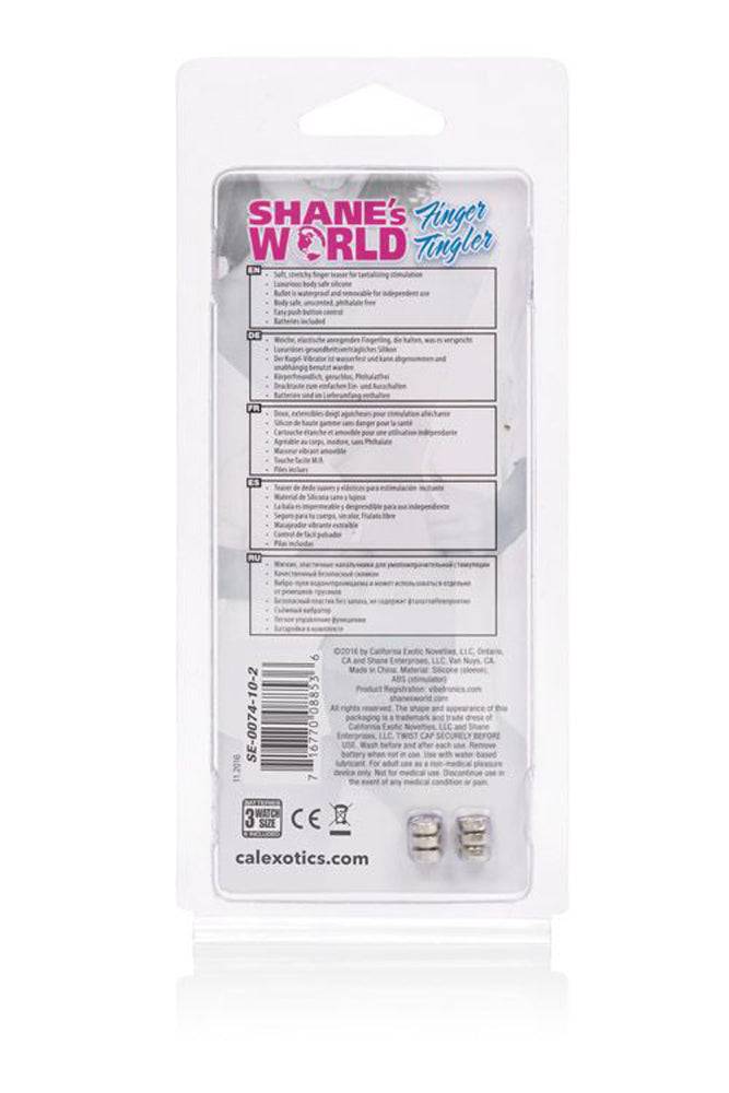 Cal Exotics - Shane's World - Finger Tingler Vibrator - Pink - Stag Shop
