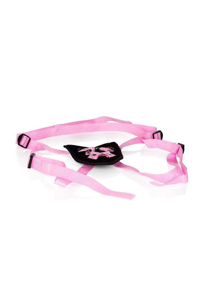 Cal Exotics - Shane's World - Pink Harness With Stud Strap-On Set - Stag Shop