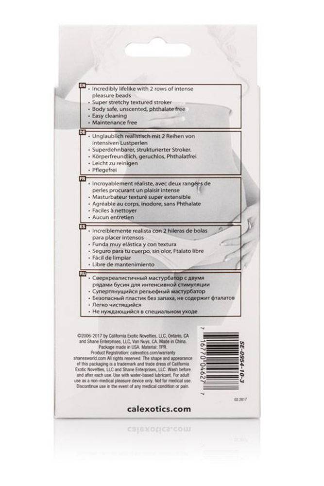 Cal Exotics - Shane's World - Sorority Pussy Stroker - Pink - Stag Shop