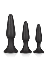 Cal Exotics - Silicone Anal Trainer Kit - Black - Stag Shop