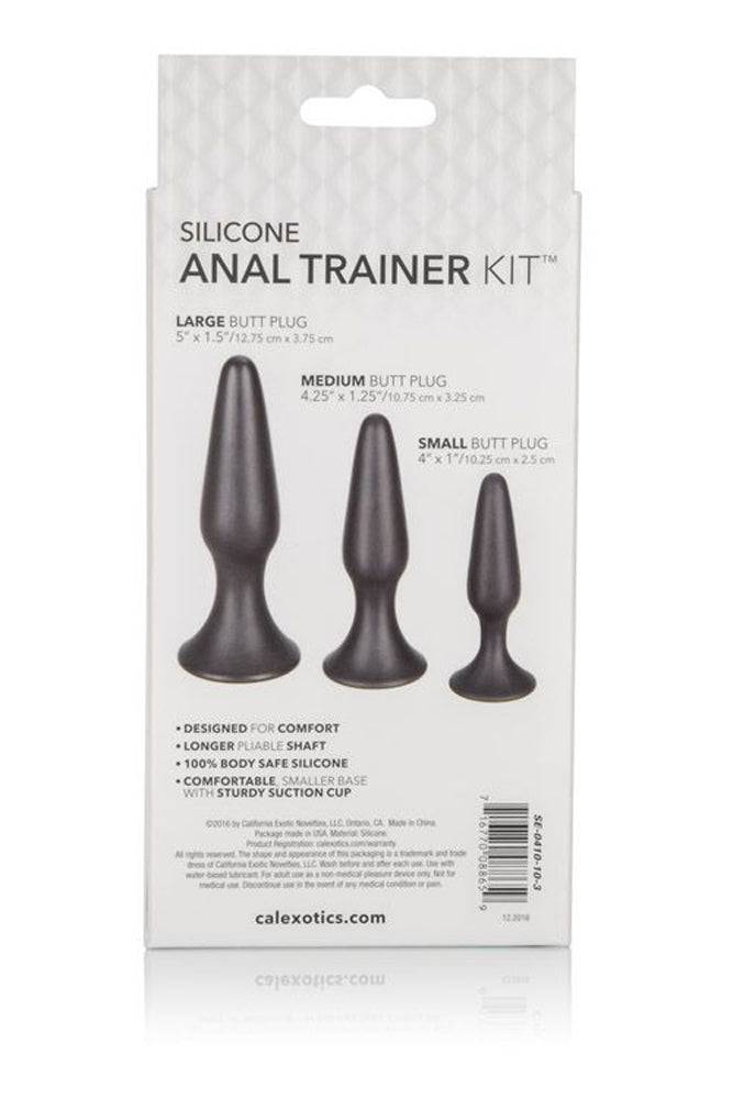 Cal Exotics - Silicone Anal Trainer Kit - Black - Stag Shop