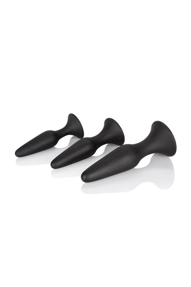 Cal Exotics - Silicone Anal Trainer Kit - Black - Stag Shop