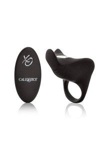 Thumbnail for Cal Exotics - Couples Enhancer - Silicone Remote Pleasurizer Cock Ring - Black - Stag Shop
