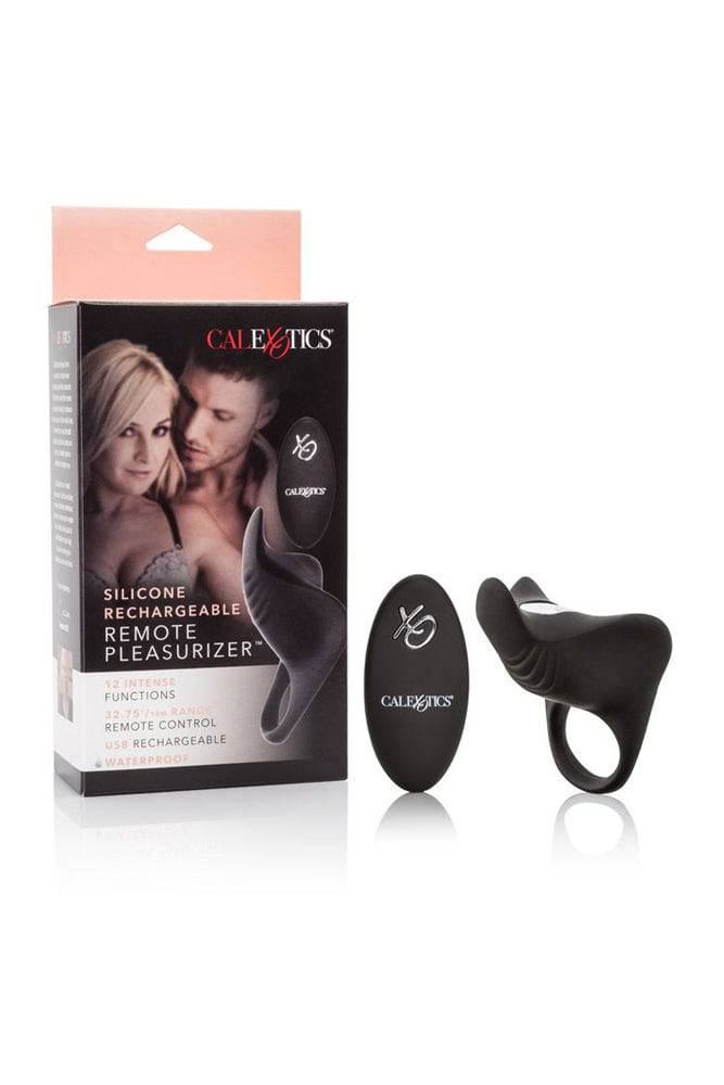 Cal Exotics - Couples Enhancer - Silicone Remote Pleasurizer Cock Ring - Black - Stag Shop
