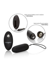 Cal Exotics - Silicone Remote Bullet Vibrator - Black - Stag Shop