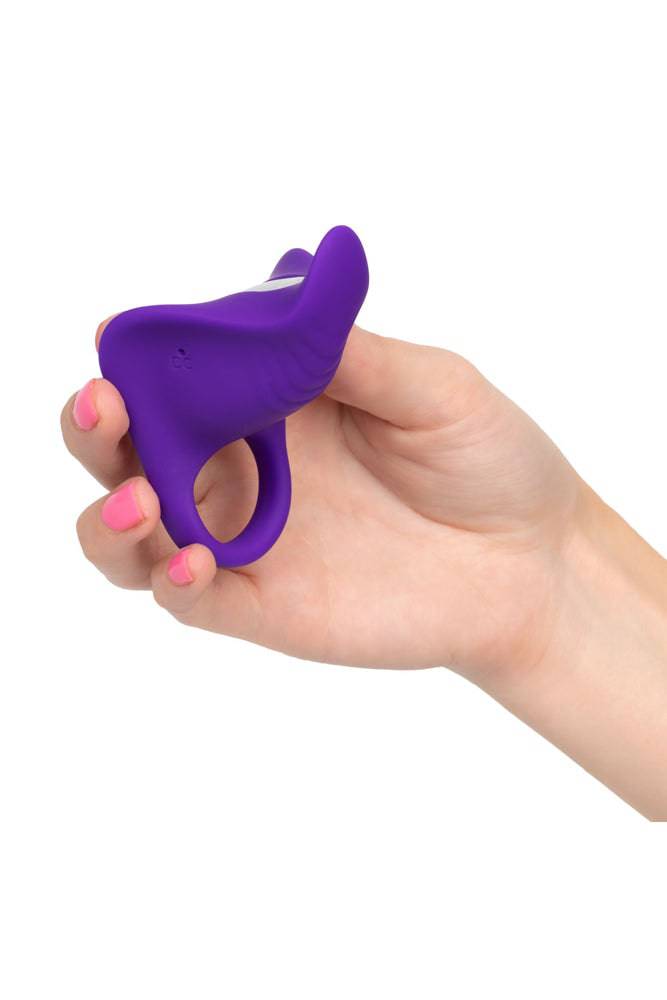 Cal Exotics -Silicone Remote Orgasm Cock Ring - Purple - Stag Shop
