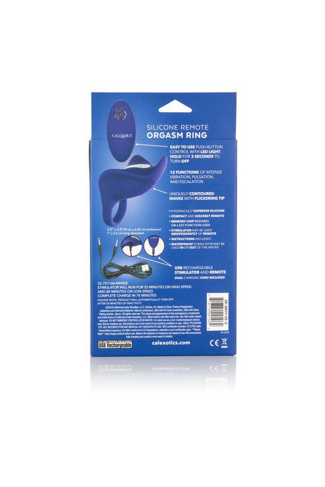 Cal Exotics -Silicone Remote Orgasm Cock Ring - Purple - Stag Shop