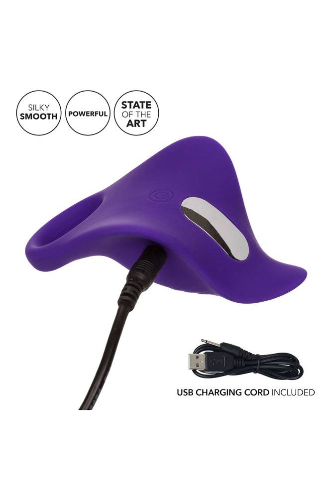 Cal Exotics -Silicone Remote Orgasm Cock Ring - Purple - Stag Shop